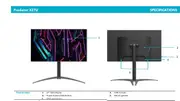 Acer PREDATOR FSYNC,27" HDR10,16:9,OLED,WQHD (2560x1440),Gaming Monitor