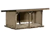 NOCH HO Scale Cattle Shelter (Length: 62mm, Width: 42mm, Height: 30mm)