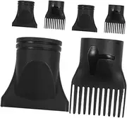ULTECHNOVO 6Pcs Hair Dryer Nozzle Diffuser Attachments for Quick Drying Versatile Styling for Home Salon Travel Use Hair Blower Diffuser Covers