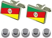 [Select Gifts] Shirt Dress Studs Rio Grande do Sul Flag Cufflinks