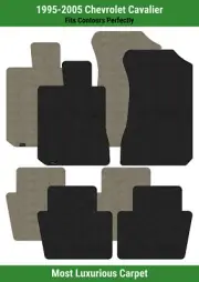 Lloyd Luxe Front & Rear Row Carpet Mats for 1995-2005 Chevrolet Cavalier (for: Chevrolet)