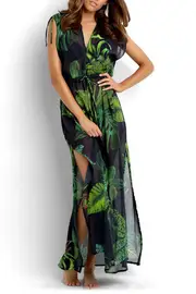 Botanical Maxi Dress--SEA-52308