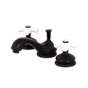 Kingston Brass KS116.PX Heritage 1.2 GPM Widespread Bathroom - Bronze
