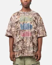 [BILLIE EILISH] Billie Eilish Billie Billie Billie Organic Cotton T-shirt Realtree - Size S S Realtree