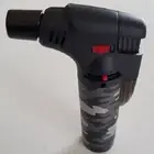Jet Flame Butane Camoflauge hand held Torch Lighter powerful lockable flame