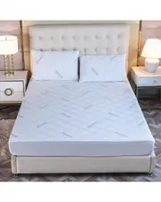 Bibb Home Charcoal Infused Waterproof Mattress Protector
