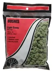 Woodland Scenics FC145 Bushes Clump Foliage Light Green Bag - Light Weight