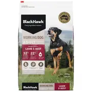 Black Hawk Working Dog Adult Lamb & Beef Dry Dog Food - 20kg