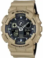 Casio G-Shock GA-100L-8A Men's Beige Watch