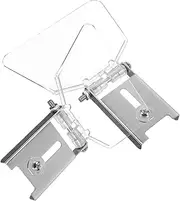 Holibanna 2Pcs Stainless Steel Bench Guard Shield Eyeshield Durable Protective Cover for Bench Grinders Easy to Install Safety Accessory