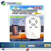 Sonic Pest Repeller Raidar Ultrasonic Electro Magnetic Plug In 200Sq Night Light
