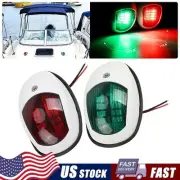 DIYSET RED&GREEN LED NAVIGATION LIGHT WHITE Port/Starboard Boat/Nav/Running Lamp
