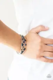 Paparazzi Cosmic Candescence BLUE Bracelet!