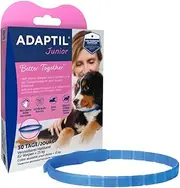 ADAPTIL Junior Puppy Collar - Blue, Size S, for Puppies Up to 37.5kg/15kg, Supports Acclimatization & Training, Uses Dog Appeasing Pheromones, Recommended for All Breeds