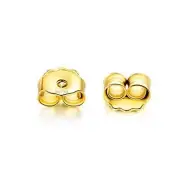 18K Gold Earring Backs Hypoallergenic Earring Backings 18K gold earring backs