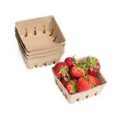 Paper Berry Basket | Bulk 100 Pack | Recycled Paper Pulp | For Blueberry
