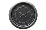 Hill Interiors Bloomsbury Wall Clock (Silver) (One Size)
