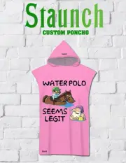 Staunch - Seems Legit Poncho PINK