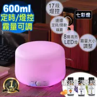 在飛比找PChome24h購物優惠-Warm 燈控/定時超音波負離子水氧機(W-600S七彩燈)