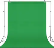 1.5 * 2.1m/ 5 * 7ft Profession Photography Background Screen Portrait Photography Backdrops Photo Studio Props Washable Durable Vinyl Material, Green Color