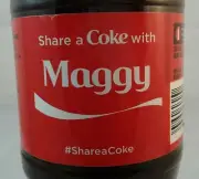Share A Coke With Maggy Limited Edition Coca Cola Bottle 2015 USA