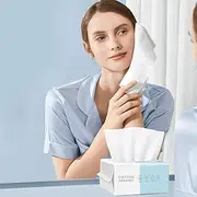 Face Towel - Face Towel Dry Wipes | Large Super Soft Wipes For Face | Cotton Face Towels | Extra Thick Soft Clean Facial Towels, Makeup Remover Wipes, Lint-fre Facial Tissue For Sensitive Skin