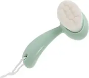 Ipetboom Exfoliating Cleansing Brush Removal Face Facial Care Scrubber Cleaning Moisturizer Cleanse Remover Cleaner Wipes Exfoliate Make up Brushes Artificial Fiber Light Green