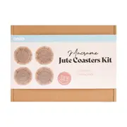 DIY Macrame Jute Coasters Kit