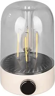 Portable Plastic Outdoor Camping Lantern Rechargeable Tent Lantern Multifunctional Retro Camping Lantern with Hook Lightweight