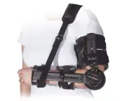 Breg Hinged Arm Extender Brace Hook and Loop Strap Closure AE021100 Left Arm
