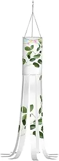 Halloween Garden White Natural Greenery Twig Windsock Lights Halloween Lighted Windsock for Patio Yard Pathway Party Decor