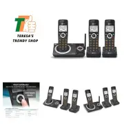 DECT 6.0 3-Handset Cordless Phone for Home with Answering Machine, Call Block...