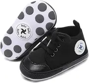 [BEIDI] Baby Girl Boy Shoes 0-18 Months,Infant Unique Essentials Gifts,Unisex Newborn Doll Slip-on Soft Sole High-top Frist Walking Sneakers