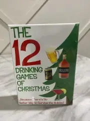 NEW Khelper Games 12 Drinking Games of Christmas holiday party game NIP novelty
