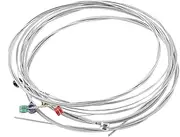 MuzcYM RX15 Nickel Plated Steel Ball-End Electric Guitar Strings, Guitar Accessories Super Light, Nickel Wound Electric Guitar Strings (009-042)
