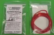 60" of RED SuperLoop RELEASE NOCKING NOCK D LOOP ROPE CORP Archery Bow FREE SHIP