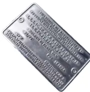 Vintage Plate ID Holden HJ Panel Van SANDMAN Vin plate dog tag built