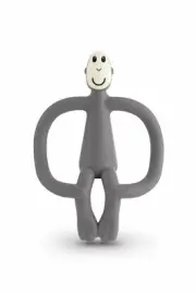 Matchstick Monkey Teething Toy and Gel Applicator - Grey