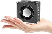 Mini Bluetooth Speaker,Wireless Portable Speakers,5W Small Speaker with Clear Sound,Support TWS/TF Card,Lanyard Design for Hiking, Biking, Trip, Men/Women/Boys/Girls/Teenagers (Black)