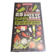 Aldi 25 Days of Holiday Heat Hot Sauce Advent Calendar Burman's NEW