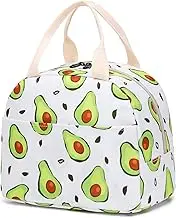 Avocado Insulated Lunch Bag for Women Grils, Reusable Tote Lunch Box for Work School Picnic Travel