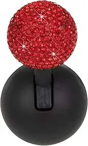Rhinestone Car Push to Startt Button Rocker - Decorative Bling One-Button Start Joystick | Bling Rhinestone Engine Start Stop Lever for Truck | Ball-Bar RockerSwitch for Automotive Interiors
