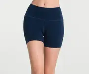 Jerf Womens Aruba Navy Blue Seamless Active Shorts