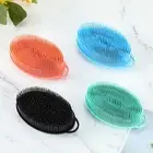 Shower Accessory Silicone Cleanser Brush Body Exfoliating Scrubber