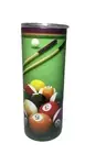 Billiards Pool Balls Table Sticks 25 oz Skinny Tumbler Custom Glow In The Dark