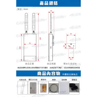 WIFI 4G網路分享器 路由器 無線網路 SIM卡 插卡型 野外網路 基地台 IPC NVR 防水 外置天線 監控周邊