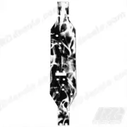 1/10 EXO Terra Buggy Axial Main Chassis Plate Protector Flames Grey AX30798