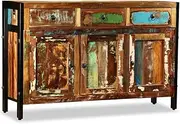 Sideboard Solid Reclaimed Wood 120x35x76 cm Dining Storage