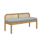 Dana 120cm Solid Oak Hardwood Bench - Natural