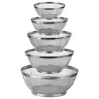5 Pack Strainers for Kitchen, Stainless Steel Colander, Fine Mesh Strainer7859